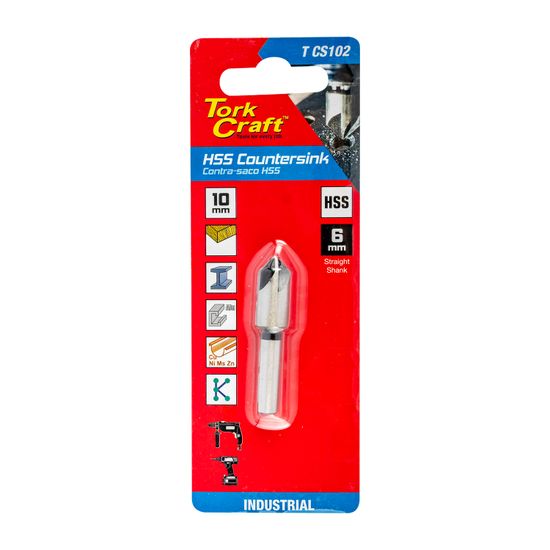 Countersink Hss 10mm 90deg. 5flute 3/8